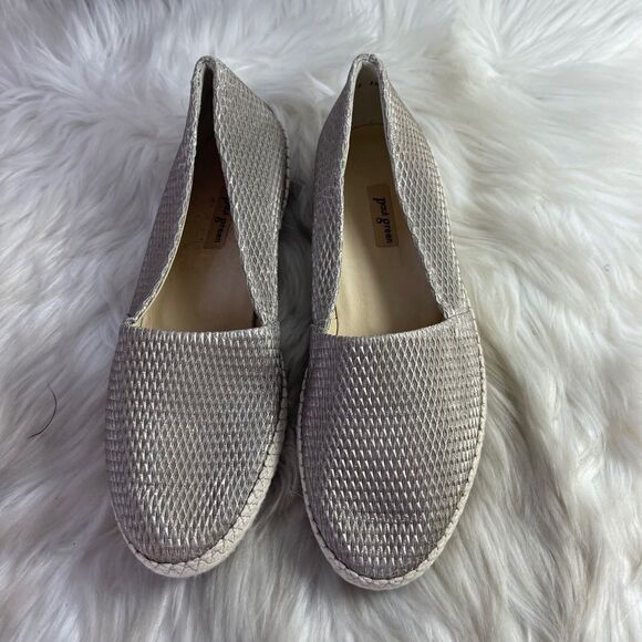 Paul Green Layla Tan Woven Slip On Loafers Sz 6.5 - Picture 3 of 8